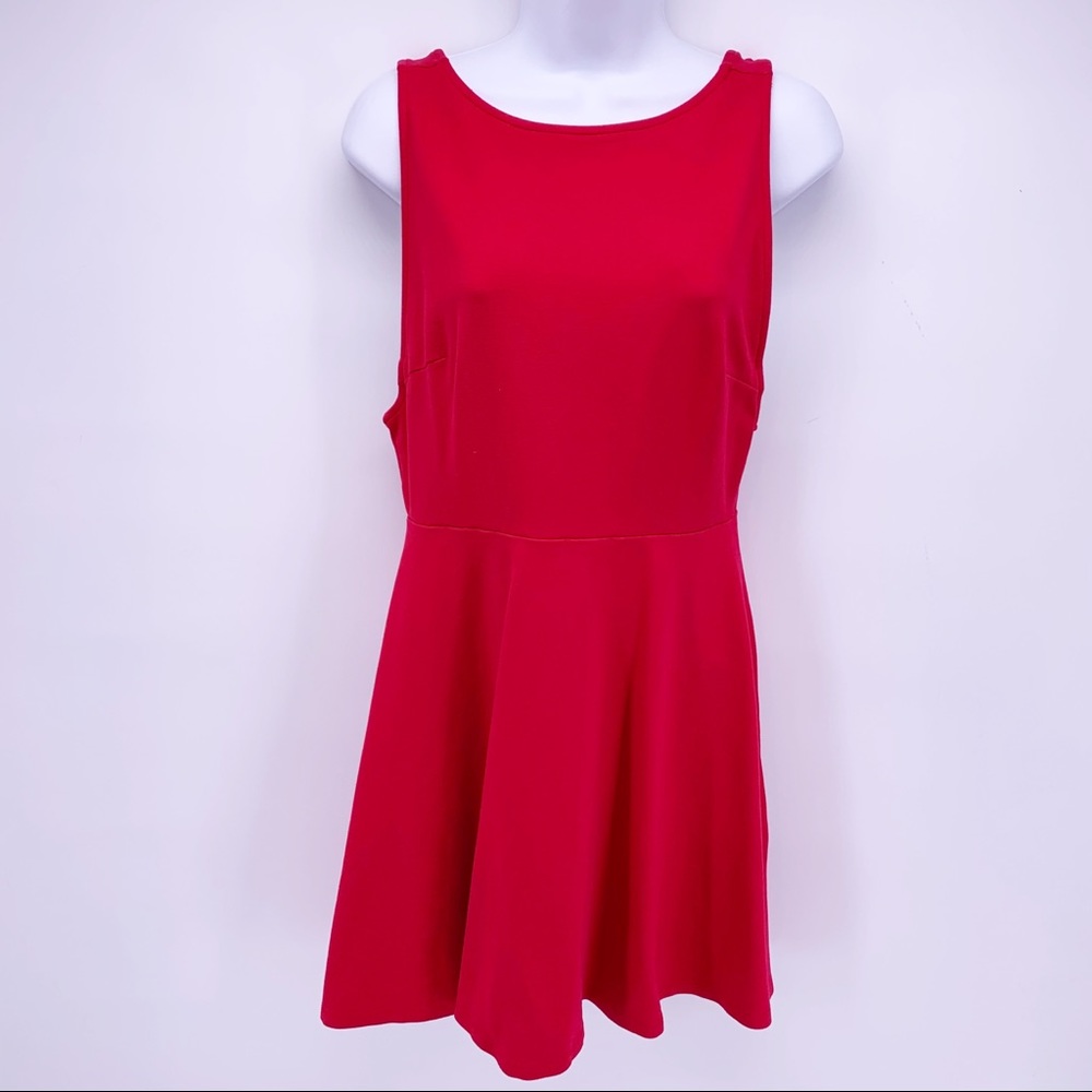 Cooperative Red Fit and Flare Mini Dress Size M